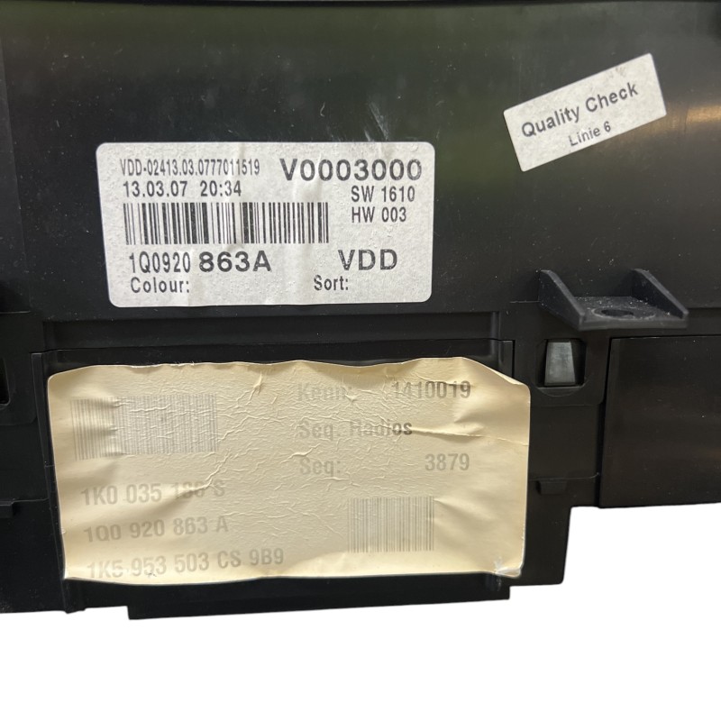 Ceas bord / Volkswagen Eos 1F 2007 / Audio si electronice