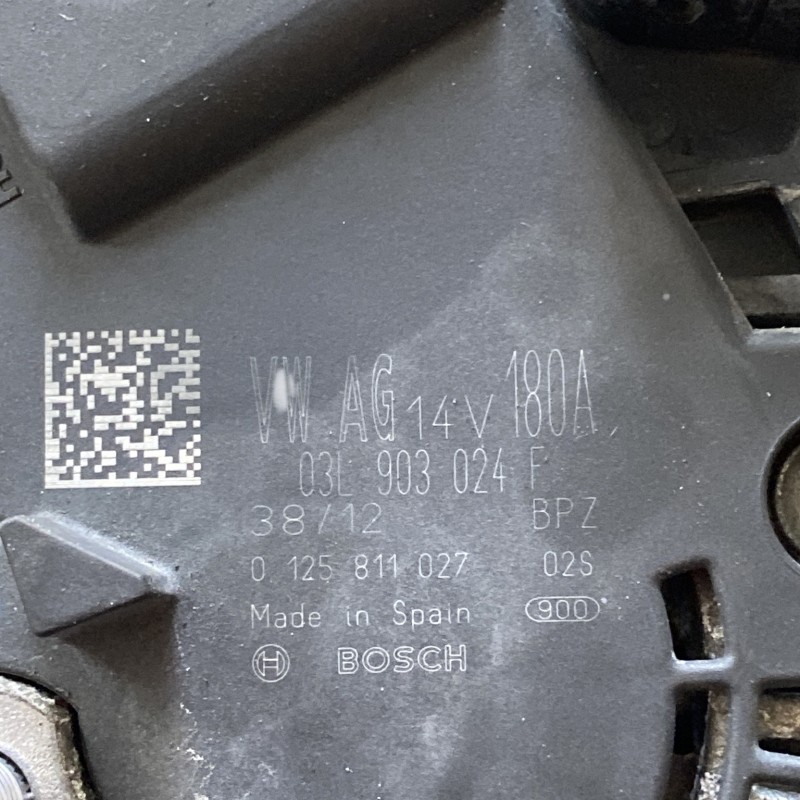 Alternator / Volkswagen Passat B7 2013 / Motor, racire si evacuare