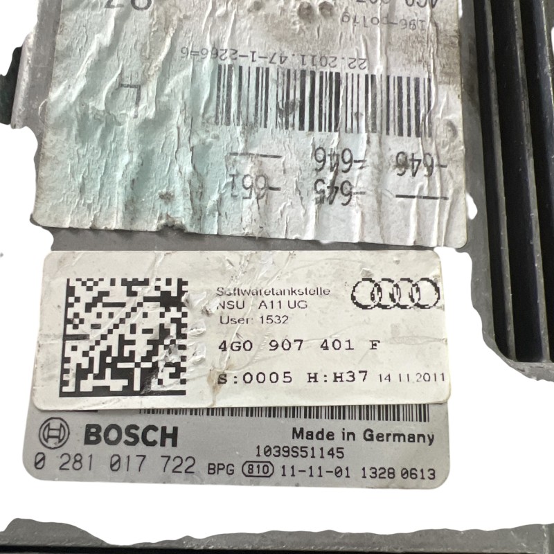 Calculator motor ecu / Audi A6 C7 2012 / Audio si electronice