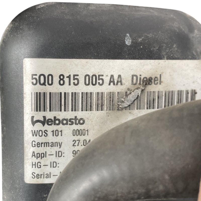 Webasto / Volkswagen Passat B8 2017 / Climatizare