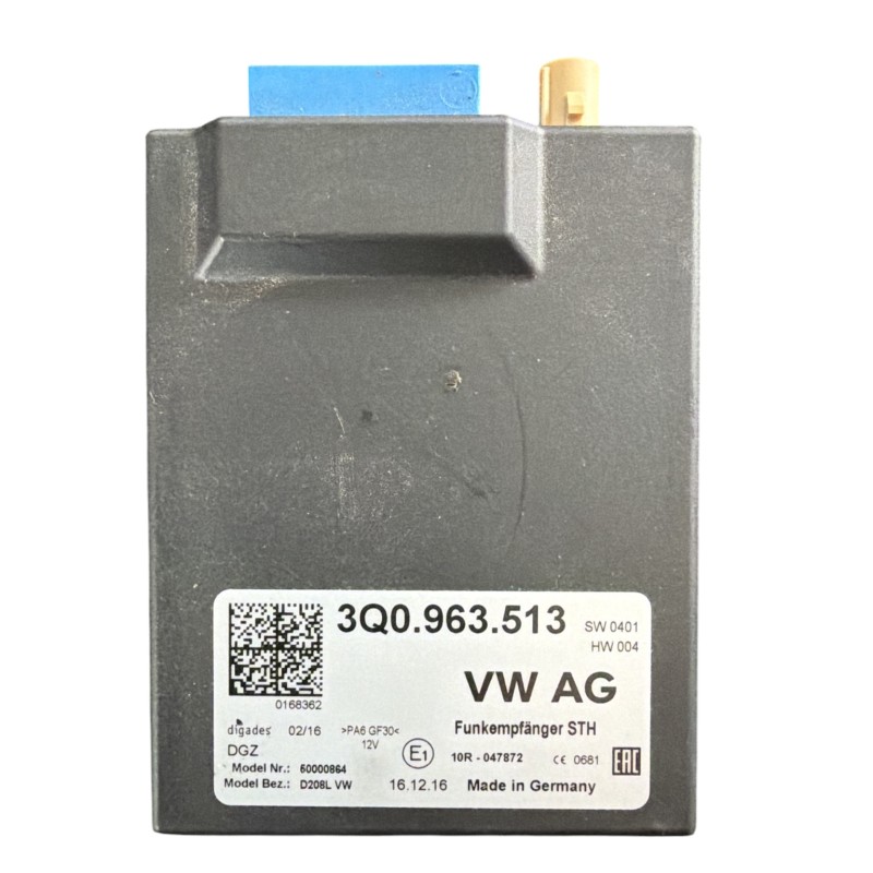 Unitate modul control incalzire auxiliara / Volkswagen Passat B8 2017 / Audio si electronice