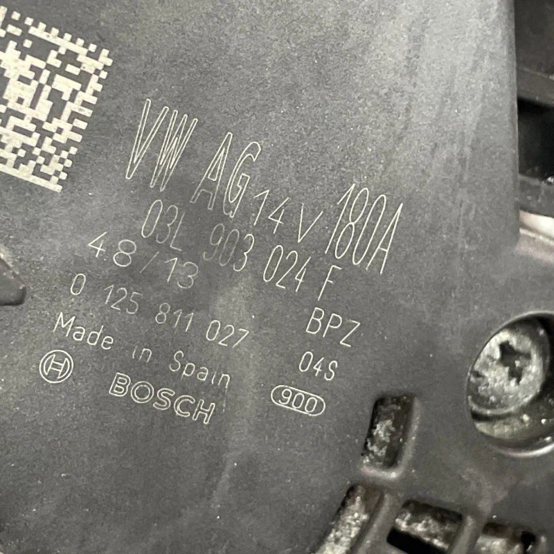 Alternator / Volkswagen   2012 / Motor, racire si evacuare