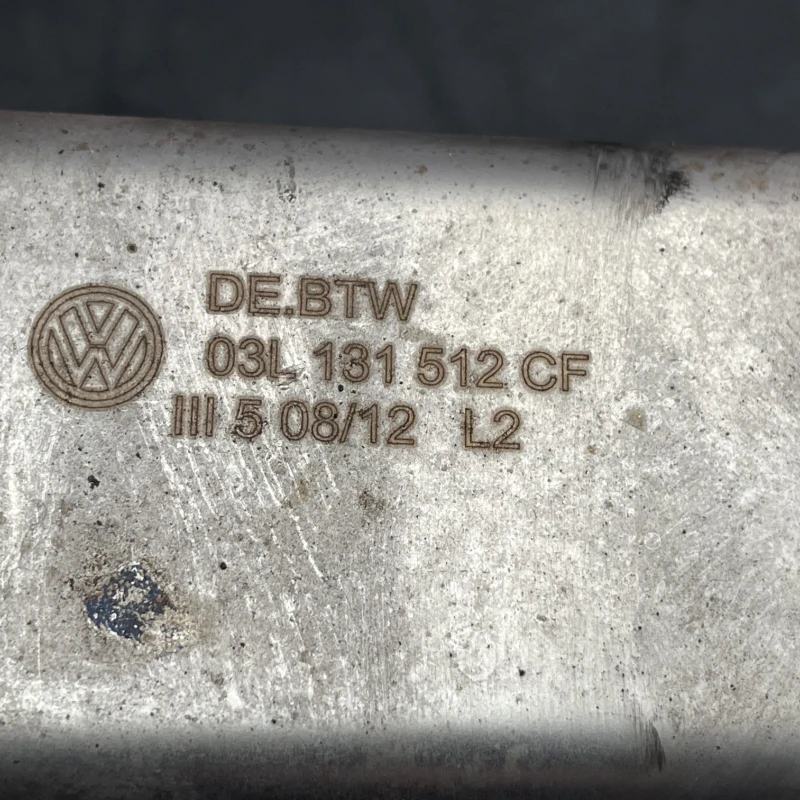 Racitor gaze egr / Volkswagen Passat B7 2012 / Motor, racire si evacuare