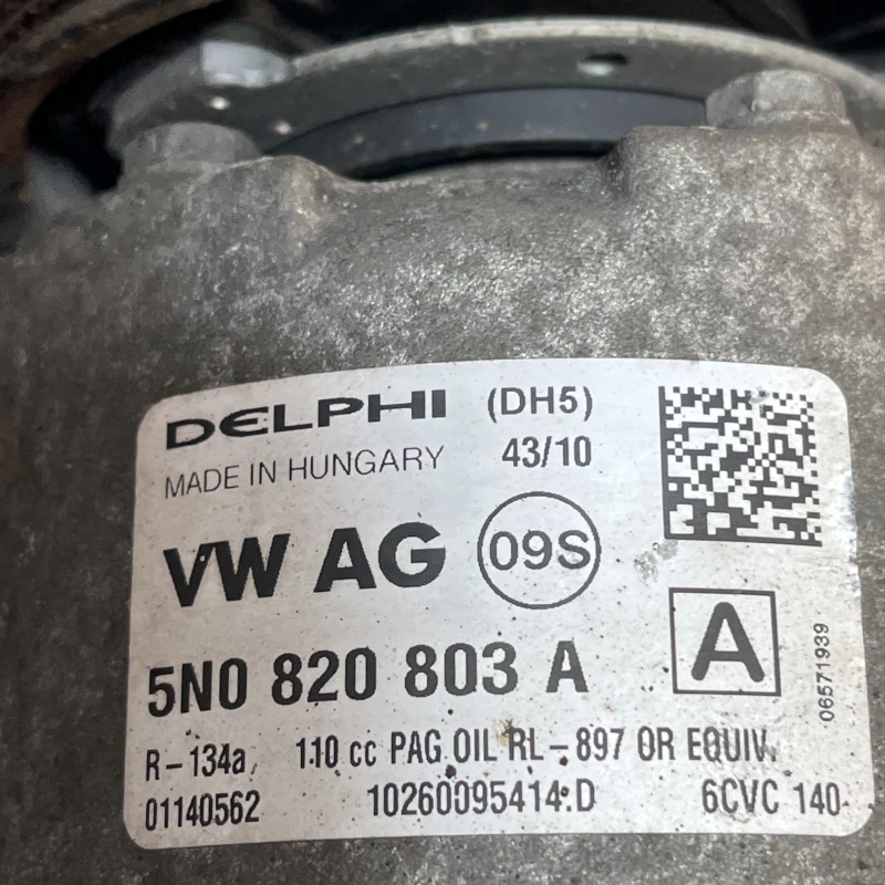Compresor clima / Volkswagen Golf MK6 2011 / Climatizare