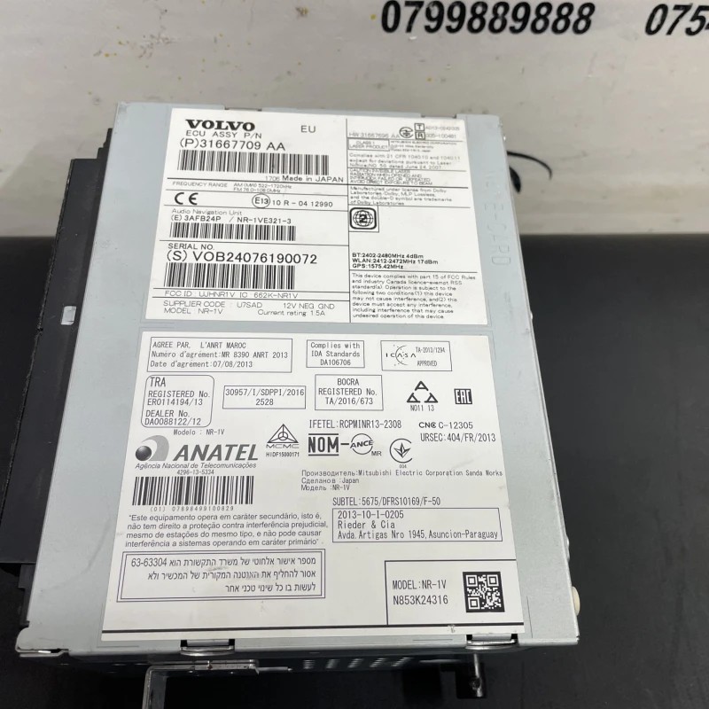 Radio CD / Volvo XC60 D4 2016 / Audio si electronice