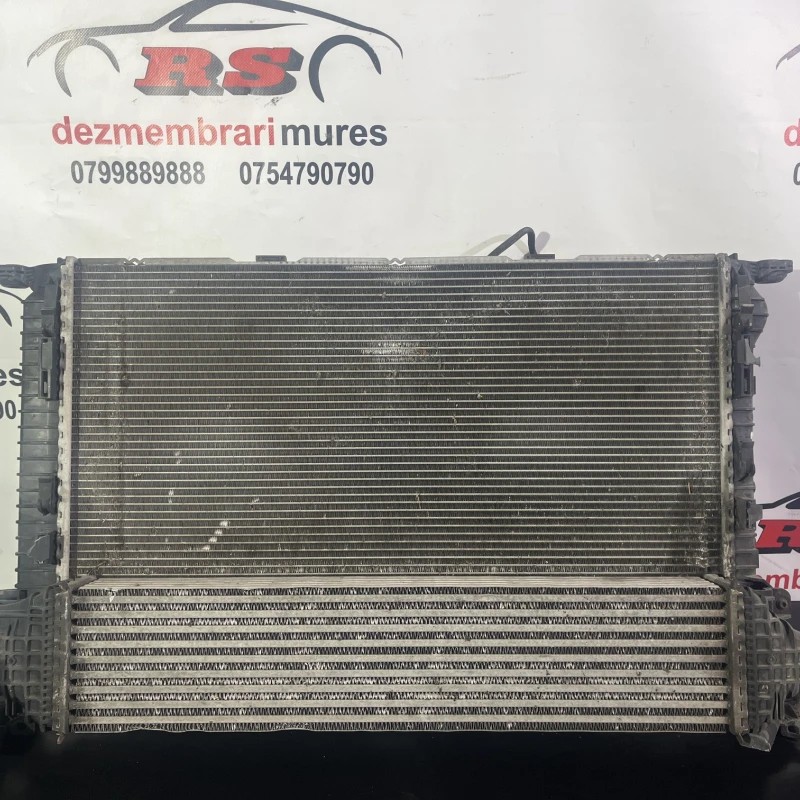 Radiator apa cu electroventilator si intercooler Audi A4 B8 facelift 2014