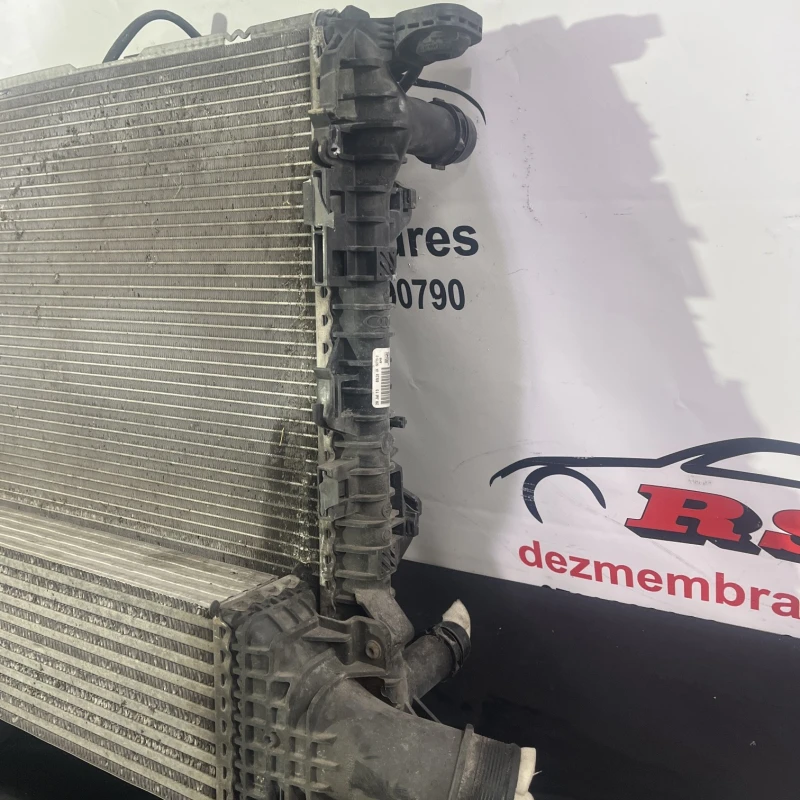 Radiator apa cu electroventilator si intercooler / Audi A4 B8 facelift 2014 / Caroserie, oglinzi si faruri