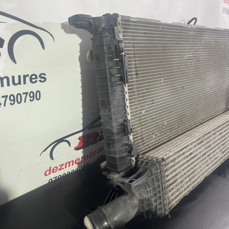 Radiator apa cu electroventilator si intercooler / Audi A4 B8 facelift 2014 / Caroserie, oglinzi si faruri