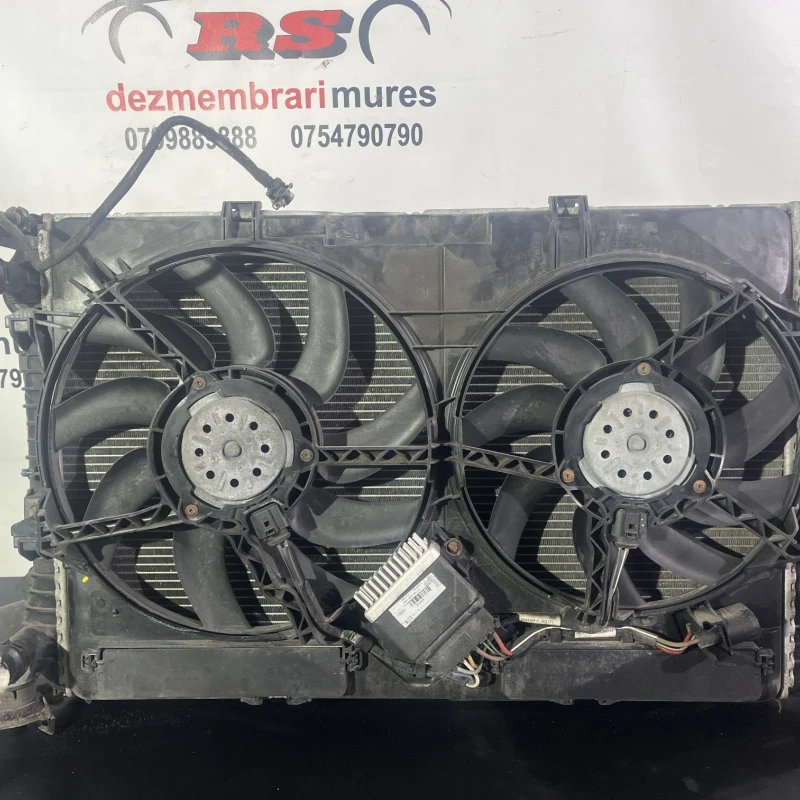 Radiator apa cu electroventilator si intercooler / Audi A4 B8 facelift 2014 / Caroserie, oglinzi si faruri
