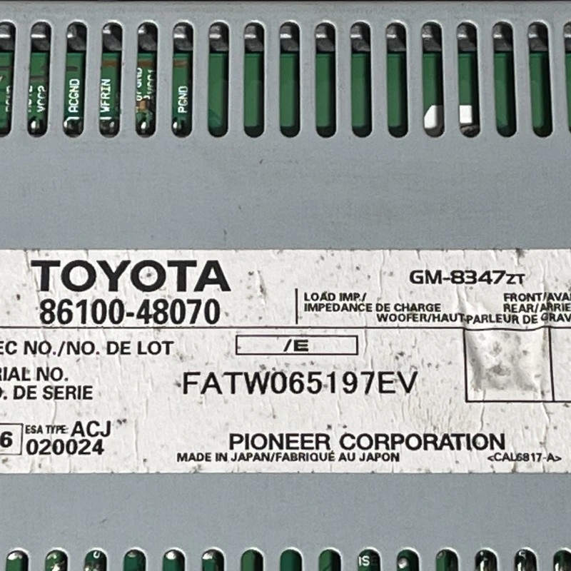 Amplificator audio / Lexus RX 400h XU30 2007 / Audio si electronice
