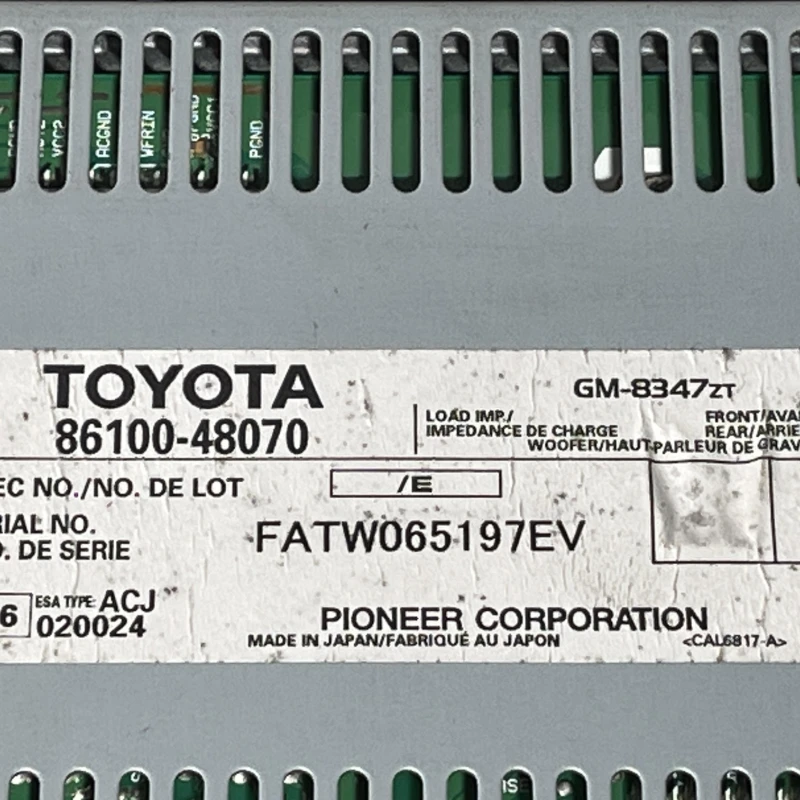 Amplificator audio / Lexus RX 400h XU30 2007 / Audio si electronice