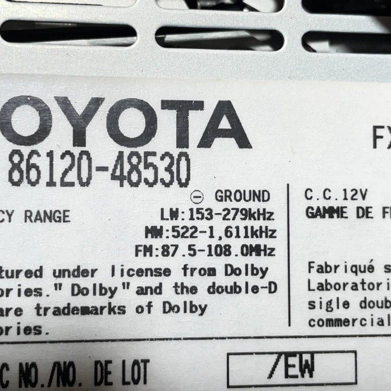 Radio CD / Lexus RX 400h XU30 2007 / Audio si electronice