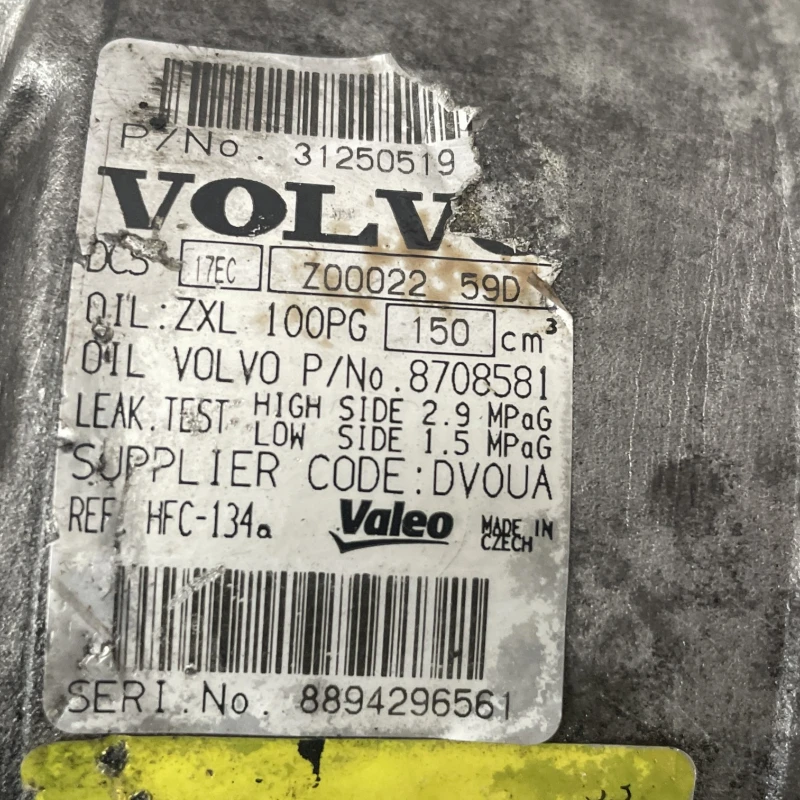 Compresor clima / Volvo XC60 D5 2009 / Climatizare