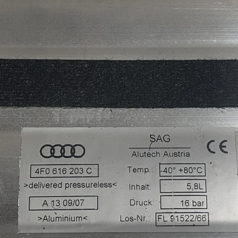 Rezervor presiune aer / Audi A6 Allroad C6 2008 / Caroserie, oglinzi si faruri