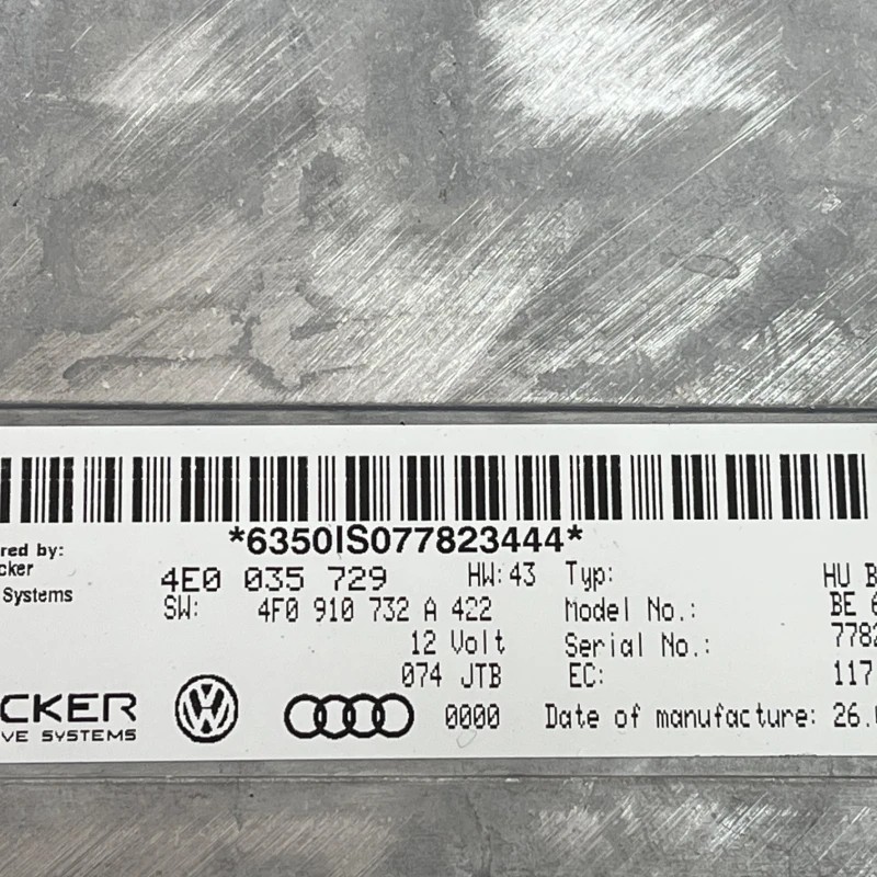 Calculator modul MMI / Audi A6 Allroad C6 2008 / Audio si electronice