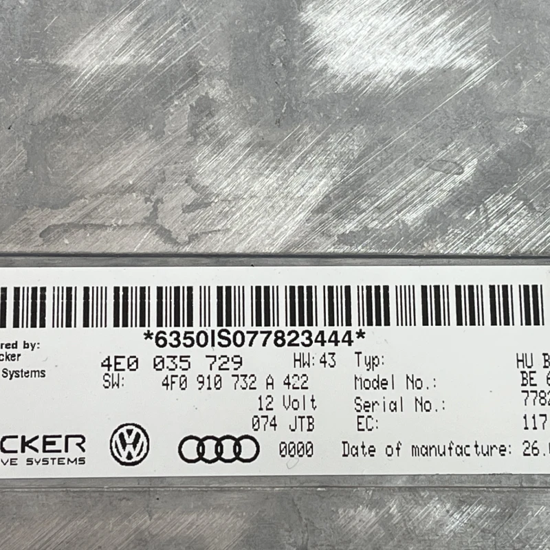 Calculator modul MMI / Audi A6 Allroad C6 2008 / Audio si electronice