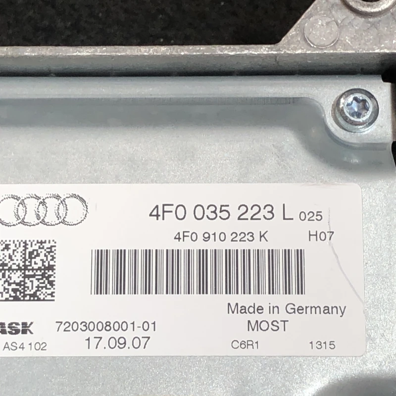 Amplificator audio / Audi A6 Allroad C6 2008 / Audio si electronice