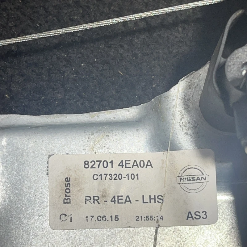 Macara geam stanga spate / Nissan Qashqai J11 2015 / Caroserie, oglinzi si faruri