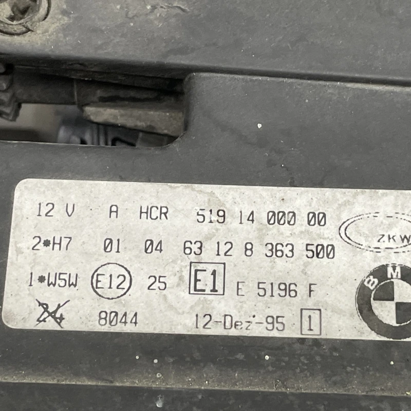 Far dreapta de sticla EUROPA / BMW   1997 / Caroserie, oglinzi si faruri