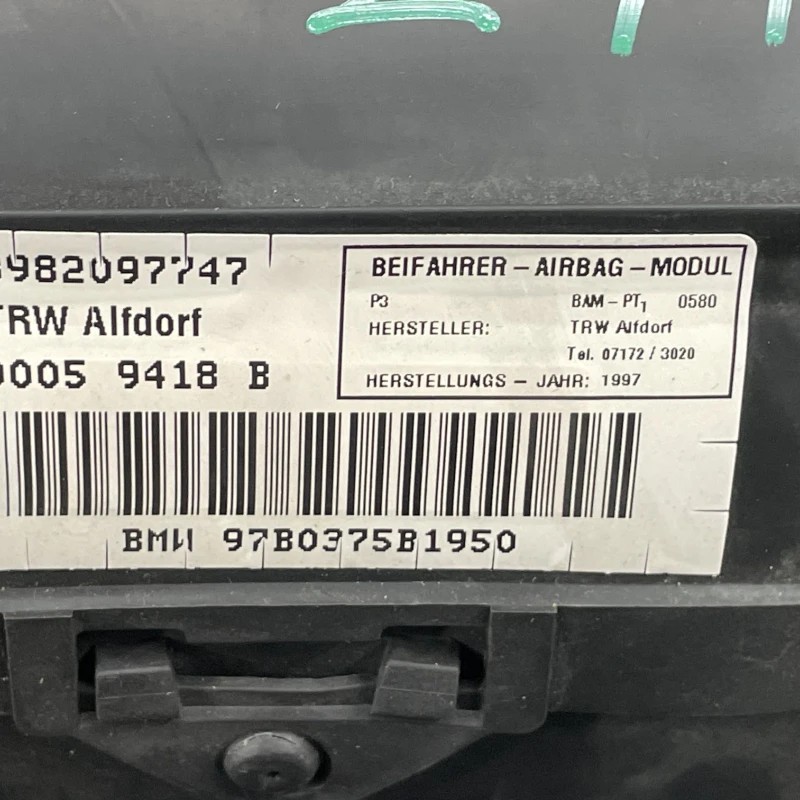 Airbag pasager / BMW Seria 3 E36 1997 / Interior