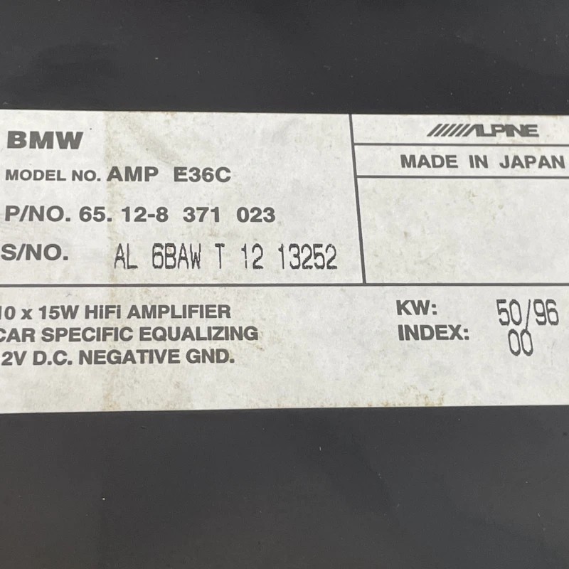 Amplificator audio / BMW Seria 3 E36 1997 / Audio si electronice