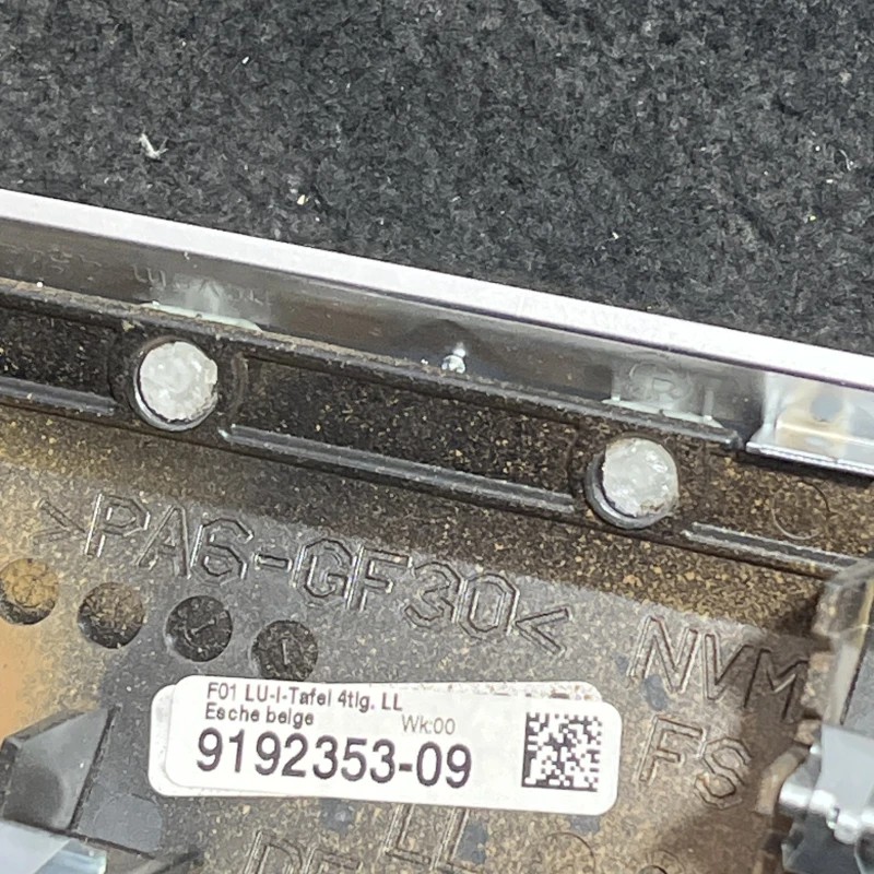 Set trim ornament bord / BMW Seria 7 F01 2012 / Interior