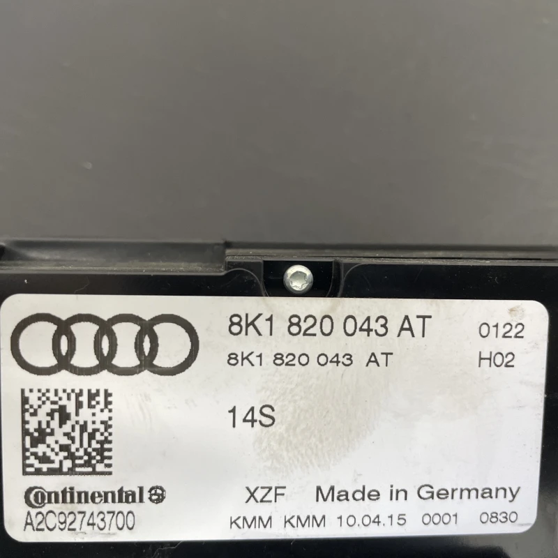 Panou climatronic / Audi Q5 8R 2012 / Climatizare