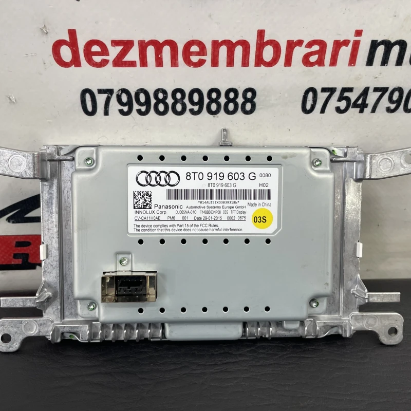Display navigatie ecran / Audi Q5 8R 2012 / Audio si electronice