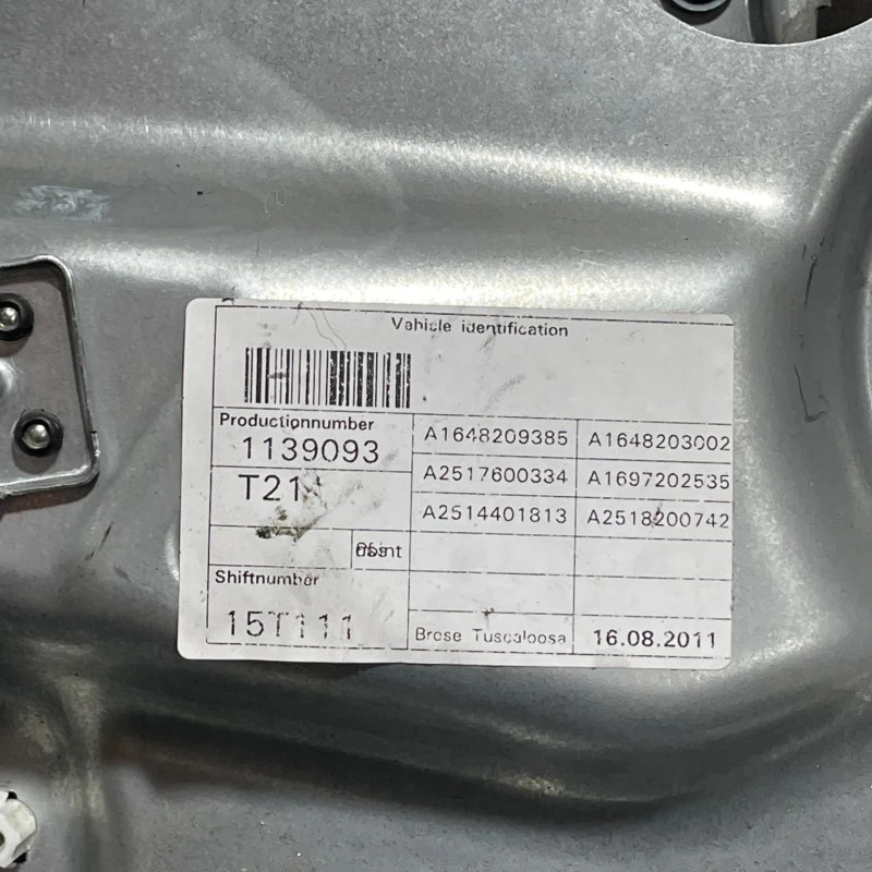 Macara geam stanga fata / Mercedes-Benz R Class W251 facelift 2011 / Caroserie, oglinzi si faruri